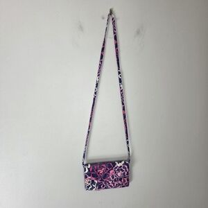 Vera Bradley Katalina Pink All in One Crossbody Wallet